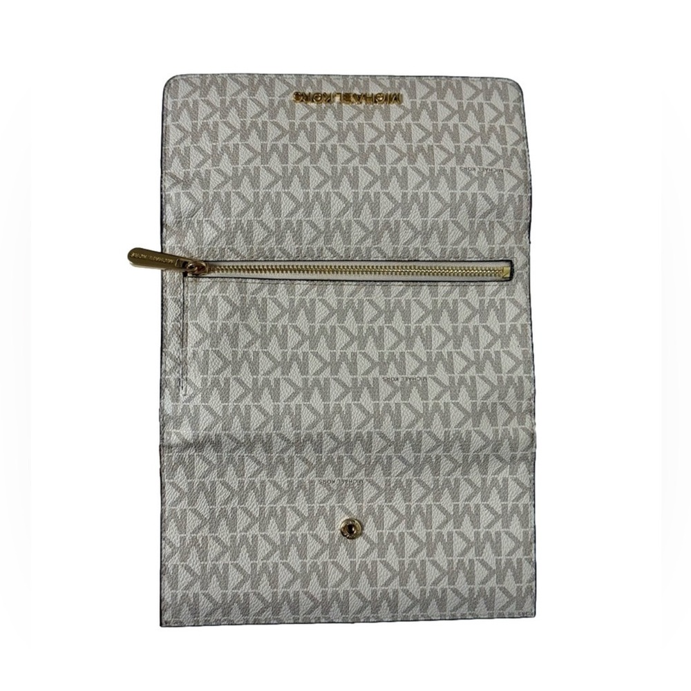 MICHAEL KORS LARGE LOGO TRIFOLD WALLET - Picture 8 of 9